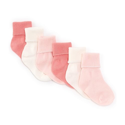 Starting Out Baby Girls Roll Tab Socks