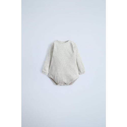 FLORAL DOTTED MESH BODYSUIT - Ecru | ZARA United States