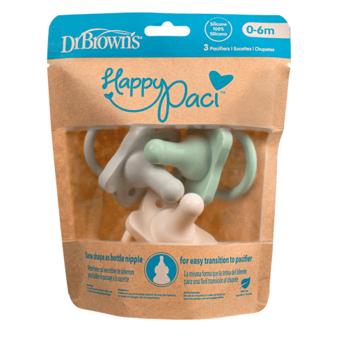 Dr. Brown’s® HappyPaci™ 100% Silicone One-Piece Pacifier