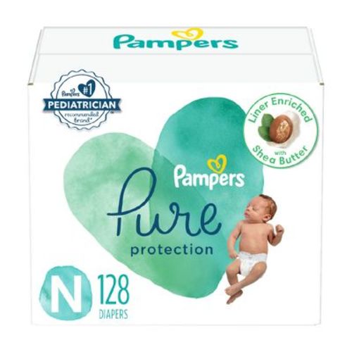 Pampers Pure Protection Diapers - (Select Size and Count), Size: Newborn