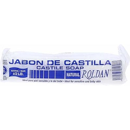 Jabon de Castilla Roldan Castile Soap 8 Oz 1/2lb Sensitive Baby Skin Hypoallergenic Soap