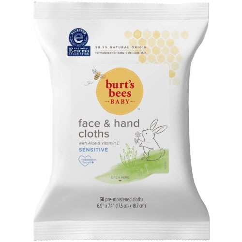 Burt's Bees Baby Face & Hand Cloths