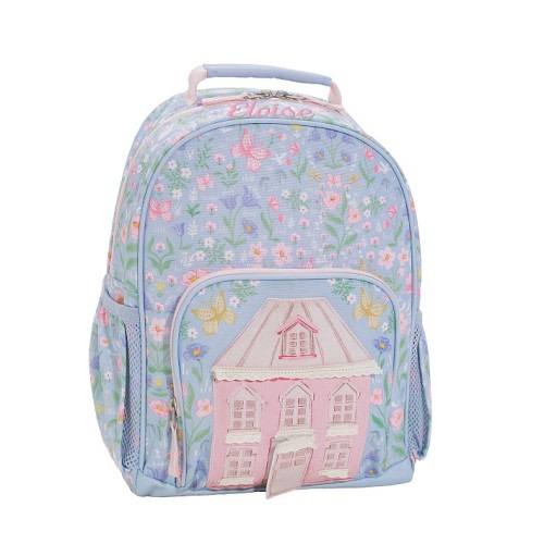 Mackenzie Blue Floral Dollhouse Backpacks