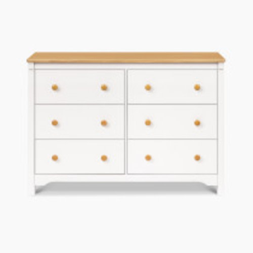 daVinci Shea 6-Drawer Dresser - Warm White/Honey