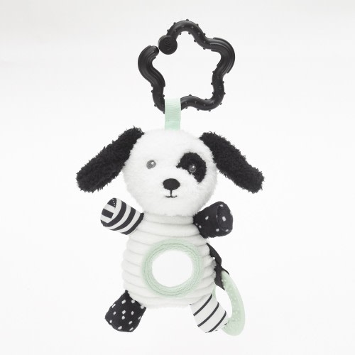 Oscar & Florri Black And White Dog Activity Toy