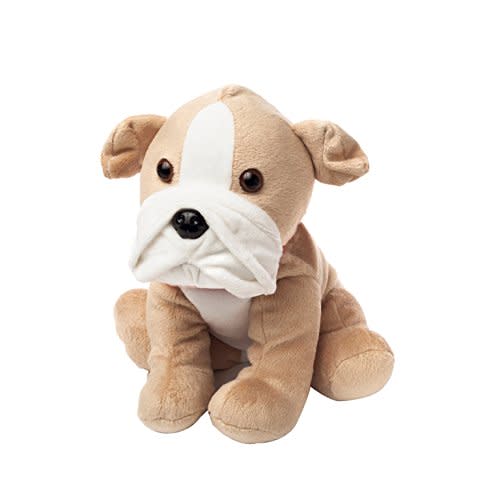 Bull Dog Warmies - Cozy Plush Heatable Lavender Scented Stuffed Animal