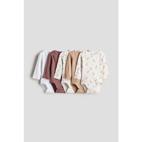 5-PACK LONG-SLEEVED BODYSUITS
