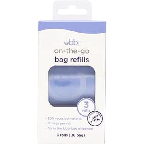 Amazon.com: Ubbi On-the-Go Refill Bags, Lavender Scented, Value Pack of 36, Baby On The Go Diapering Essentials : Baby