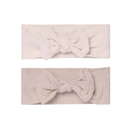 Modern Moments by Gerber Baby Girl Super Soft Viscose Headband, 2-Pack, One Size
