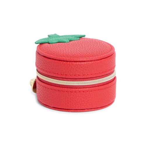 Tomato Faux Leather Jewelry Box