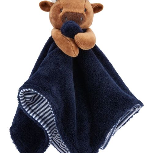 Navy/Brown Baby Buffalo Lovey | Carter’s Oshkosh Canada