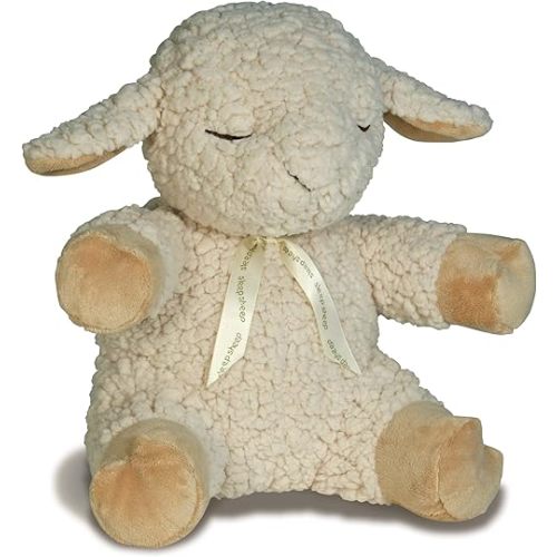 Cloud B Sleep Sheep Plush Sound Machine with Four Soothing Sounds, Natural