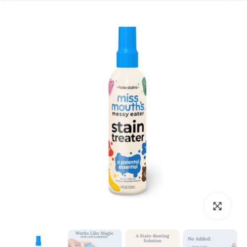 Miss Mouth's Messy Eater Stain Treater: 4oz Bottle – The Hate Stains Co.