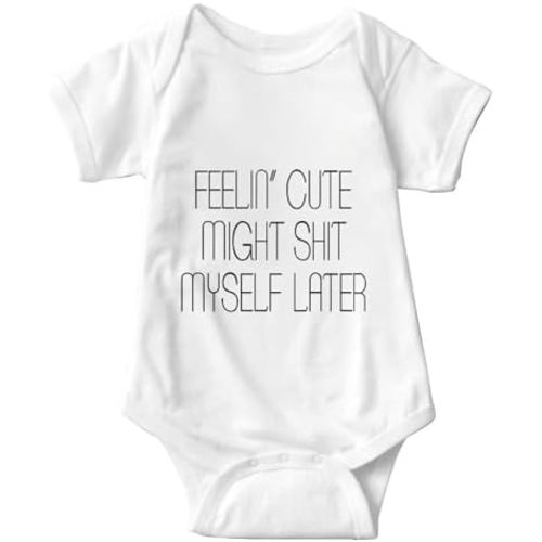 listery Funny Romper Cute Novelty Infant Baby Bodysuit Funny Baby infant Pregnancy Announcements