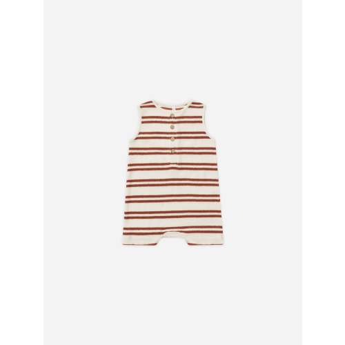 Davis Romper || Red Stripe