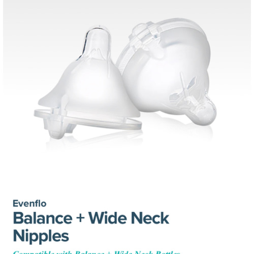 Evenflo Anti-Colic Balance Baby Bottle Nipples, Slow Medium, Fast Flow – Evenflo Feeding