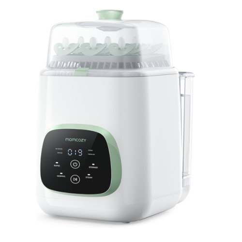 Momcozy KleanPal Pro Baby Bottle Washer, Sterilizer & Dryer - All-in-One Cleaning Machine for Bottles, Pump Parts & Baby Essentials - Time-Saving & Effortless Care