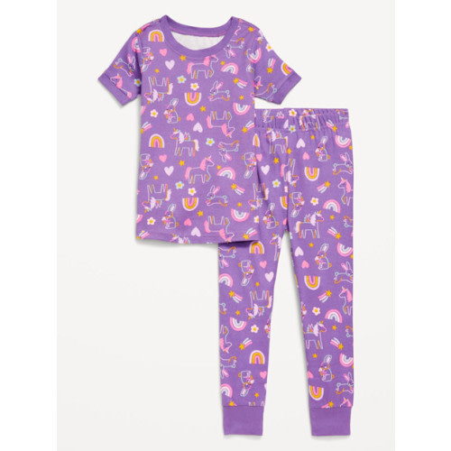 Printed Snug-Fit Pajama Set for Toddler & Baby