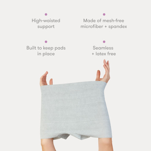 Disposable Boyshort Postpartum Underwear - Gray