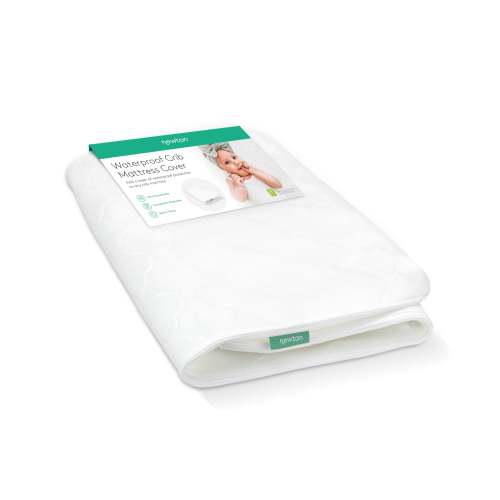 Extra Waterproof Crib Mattress Cover - Standard / Cloud White