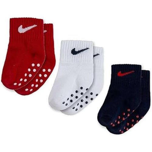 Nike Baby Girls' Ankle Gripper Socks (3 Pairs)