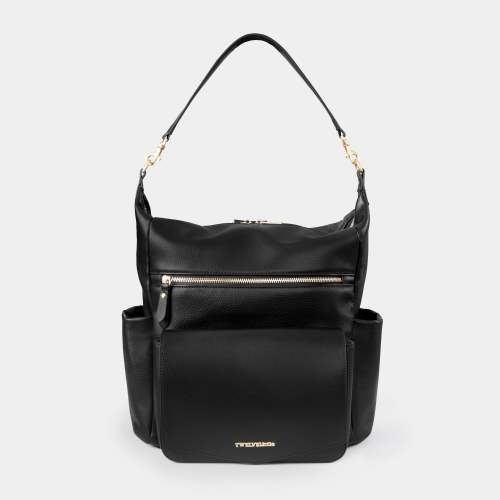 ***PREORDER*** Peek-A-Boo Vegan Leather Convertible Hobo Backpack 2.0 in Black
