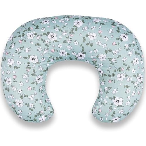 LLCJYYCY Nursing Pillow for Breastfeeding & Bottle Feeding - Ergonomic C-Shape Design with Breathable Filling & Removable Washable Cover, Supports 0-12 Months (Feeding, Tummy Time, Sitting)