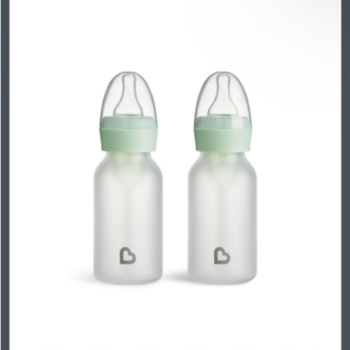 Bond® Silicone Glass Bottle 4oz or 8oz, 2pk | Munchkin