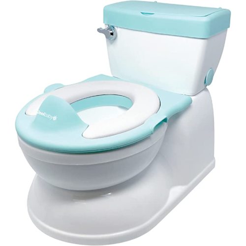 Real Feel Potty with Wipes Storage, Transition Seat & Disposable Liners - Realistic Toilet - Easy to Clean & Assemble - Jool Baby