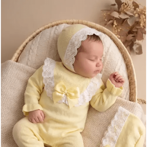 KNITTED NEWBORN GOING HOME OUTFIT