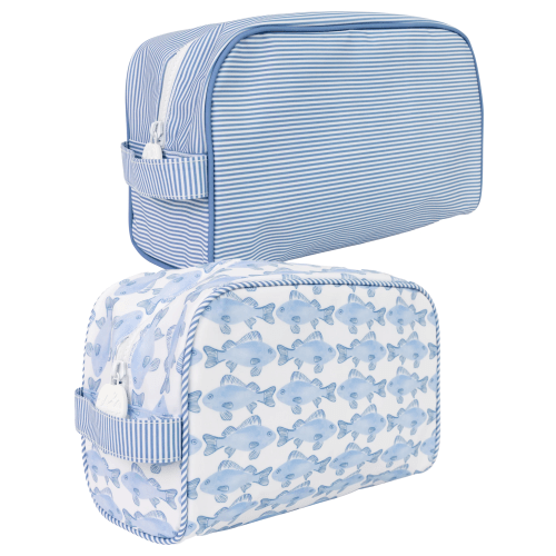 Apple of My Isla - Laminated Dopp Kit Toiletry Bag -Spoiled Sweet Bout - Spoiled Sweet Boutique