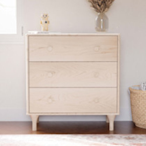 babyletto Lolly 3-Drawer Changer Dresser - Washed Natural