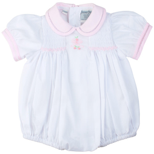 Preemie Bow Smocked Bubble