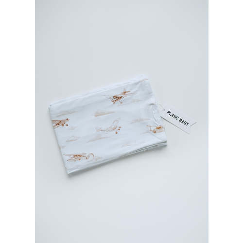Charlie Airplane Swaddle in Copper - Plane Baby