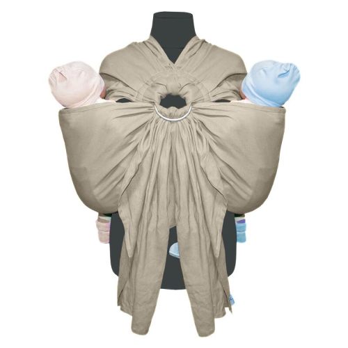 Beige twin baby ring sling