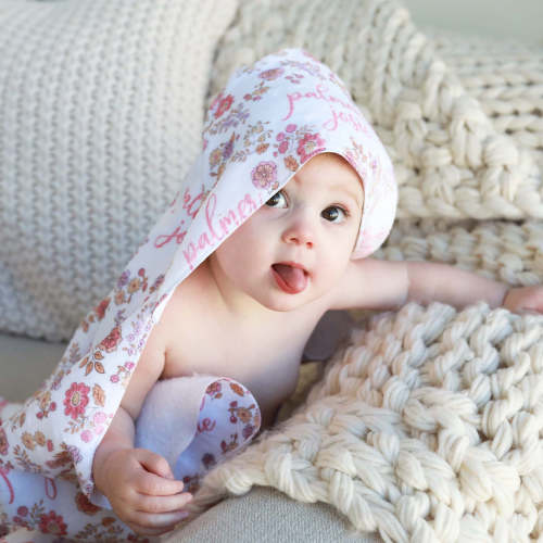 Personalized Hooded Towel | Secret Garden