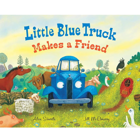 Little Blue Truck Makes a Friend: A Farmyard Story About Welcoming New Friends for Children (Ages 4–8)