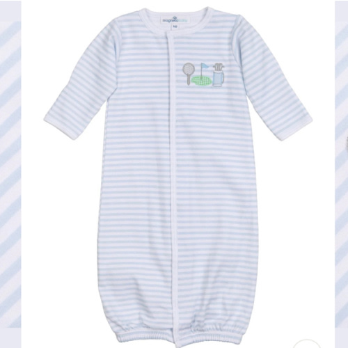 Putting Green Applique Converter Gown | Posh Tots Children's Boutique