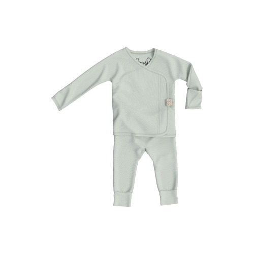 Baby Skin to Skin Footie, 0-3M, Avocado