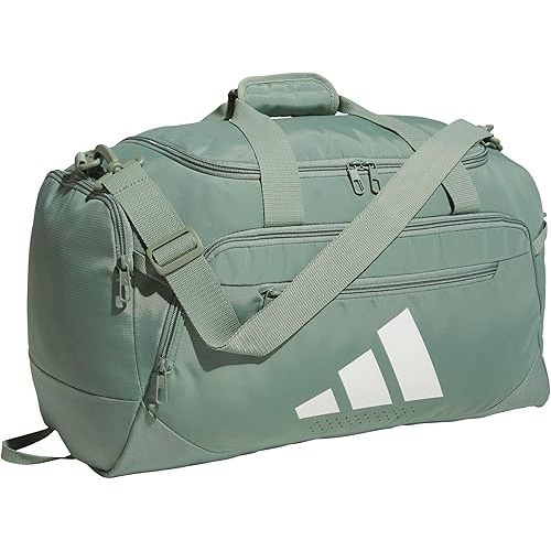 adidas Defender 5.0 Duffel, Durable Travel Gym Sports Bag for Men and Women