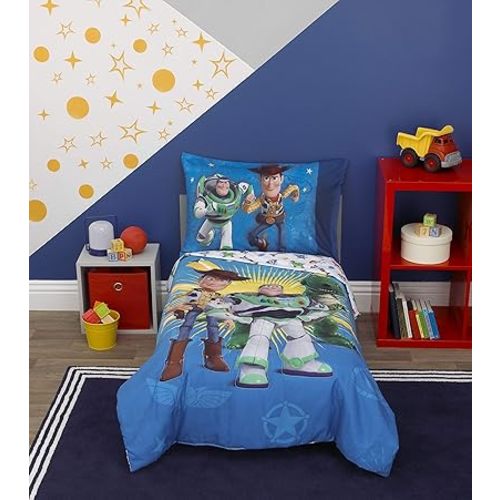 Disney Toy Story 4 Toddler, Toy Story Buzz and Woody, 4-Piece Set