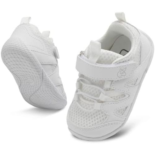 LeIsfIt Baby Shoes Boys Girls First Walking Shoes Non-Slip Toddler Shoes Breathable Sneakers Infant Shoes Crib Shoes