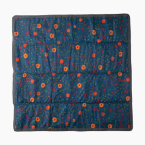 Little Unicorn Outdoor Blanket - Midnight Poppy, 5 X 5 Ft