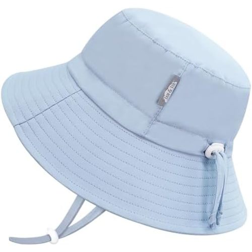 JAN & JUL Grow-with-Me Cotton Bucket Sun-Hat for Baby and Kids