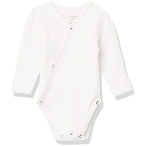 L'ovedbaby unisex-baby Organic Cotton Baby Kimono Bodysuit