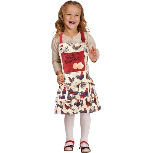 Eggs Child Chicken Hen Goose Duck Easter Egg Collecting Gathering Holding Bib Apron With Pockets (Child Unisex)