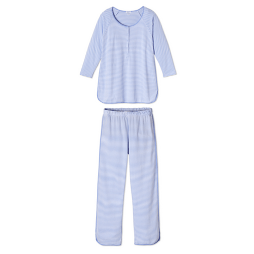 Pima Maternity Long-Long Set in Hydrangea — M