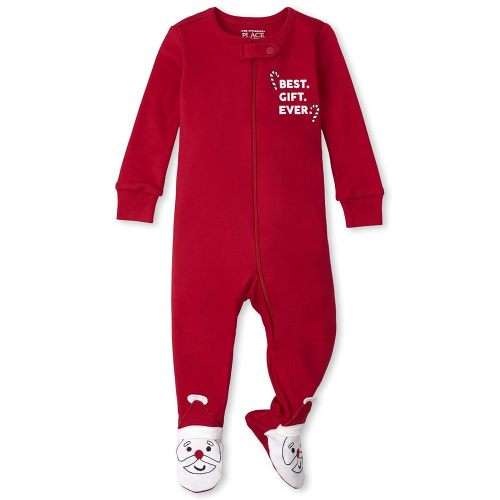 The Children's Place Baby Holiday Pajamas, Cotton