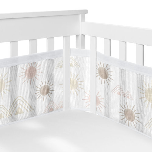 Sweet Jojo Designs Desert Sun Sweet Jojo Designs + BreathableBaby Mesh Crib Liner | Wayfair