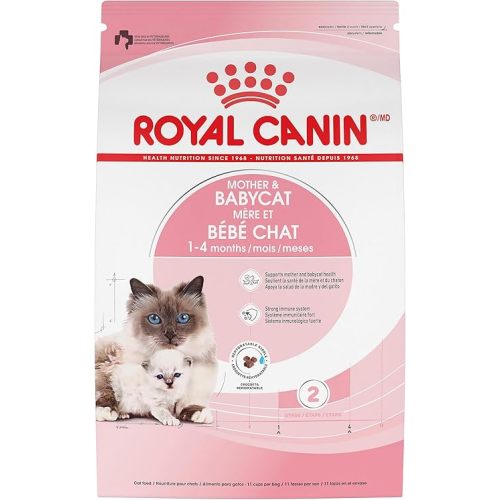 Royal Canin Feline Health Nutrition Mother & Babycat Queen Dry Cat Food, 3 lb Bag